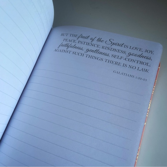 Orange and gold Bible quote journal - Picture 5 of 7
